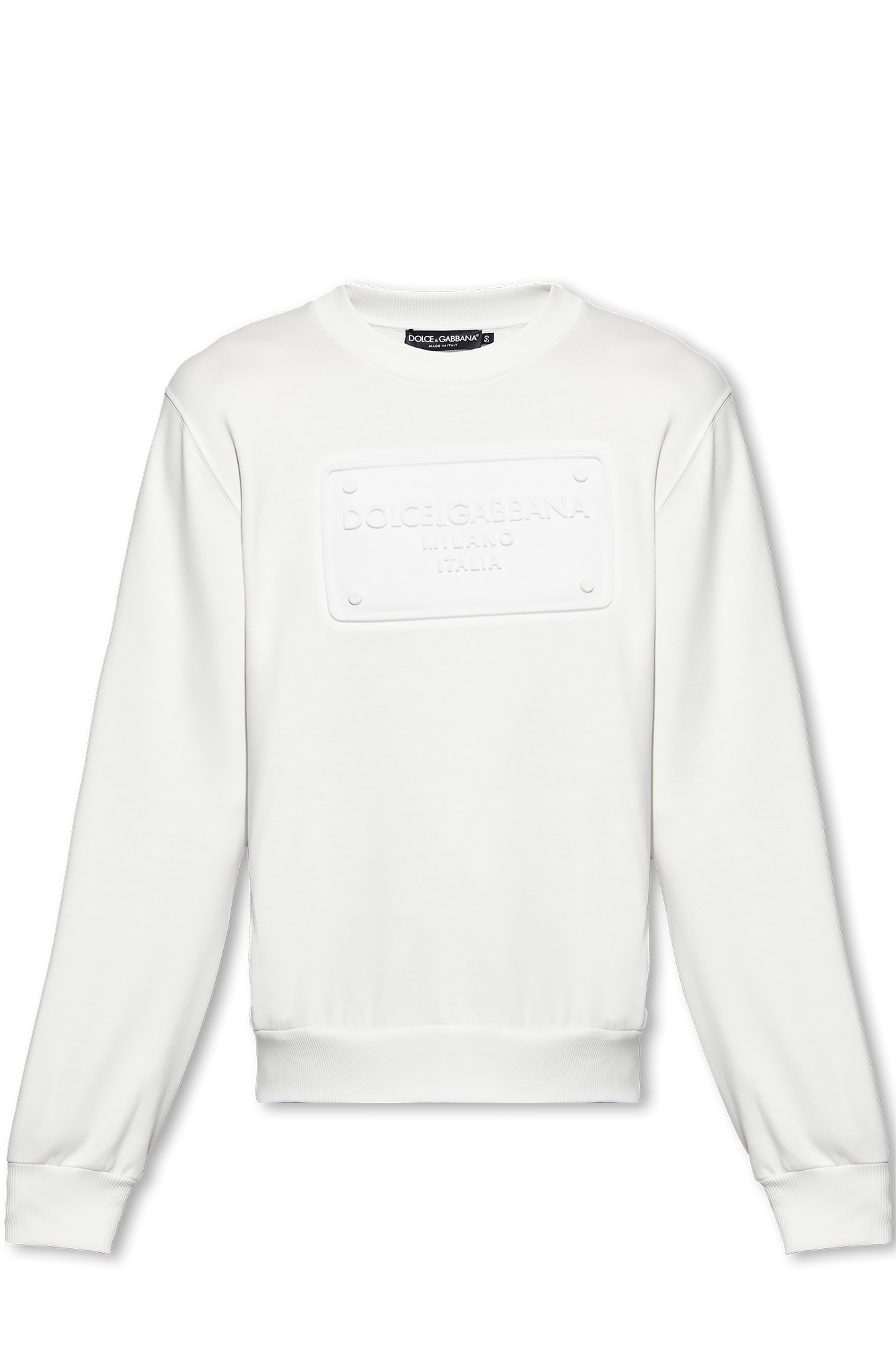 Dolce and gabbana logo on sale sweatshirt